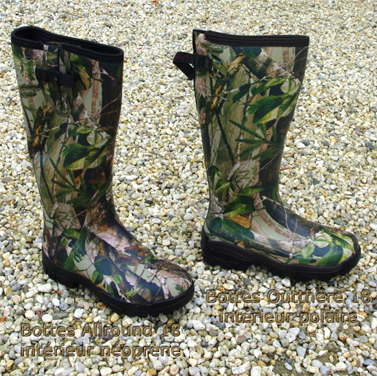 Bottes de chasse imperméables Itasca Cordura pour femmes avec semelle  d'usure en caoutchouc durable, camouflage