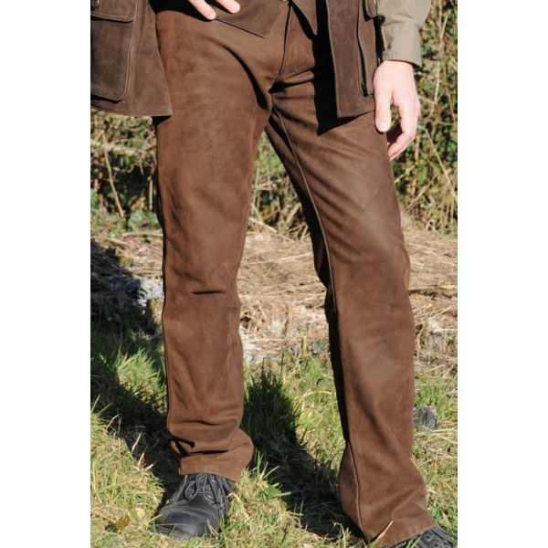 Pantalon cuir homme discount chasse