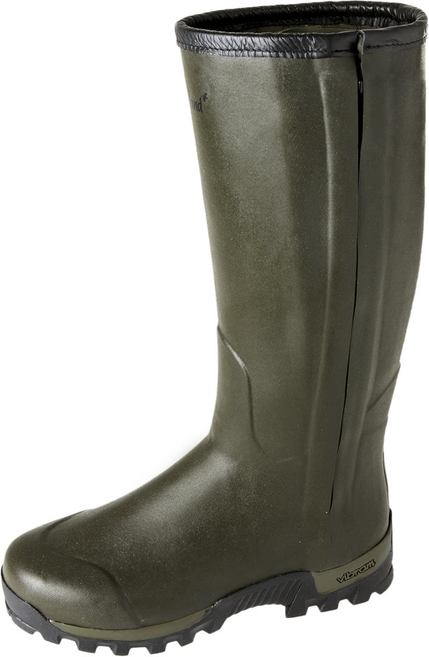 Le Chameau Bottes en caoutchouc Chasseur Cuir (Olive) - Chaussures