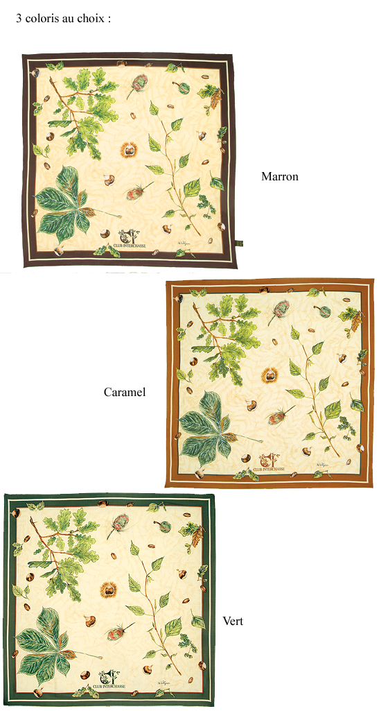 Foulard feuille
