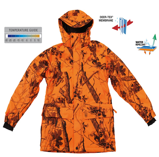 Manteau de best sale chasse orange