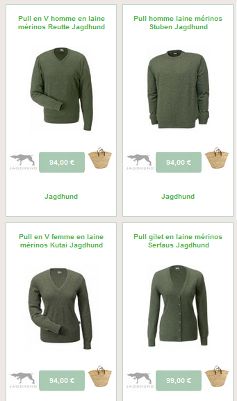 Pull chasse femme hot sale