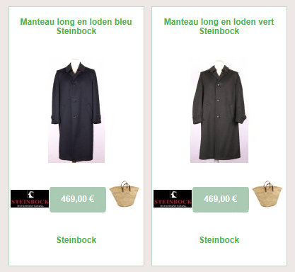 Manteau loden steinbock